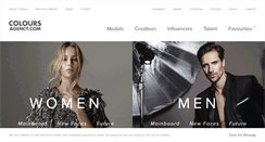 Desktop Screenshot of coloursagency.com